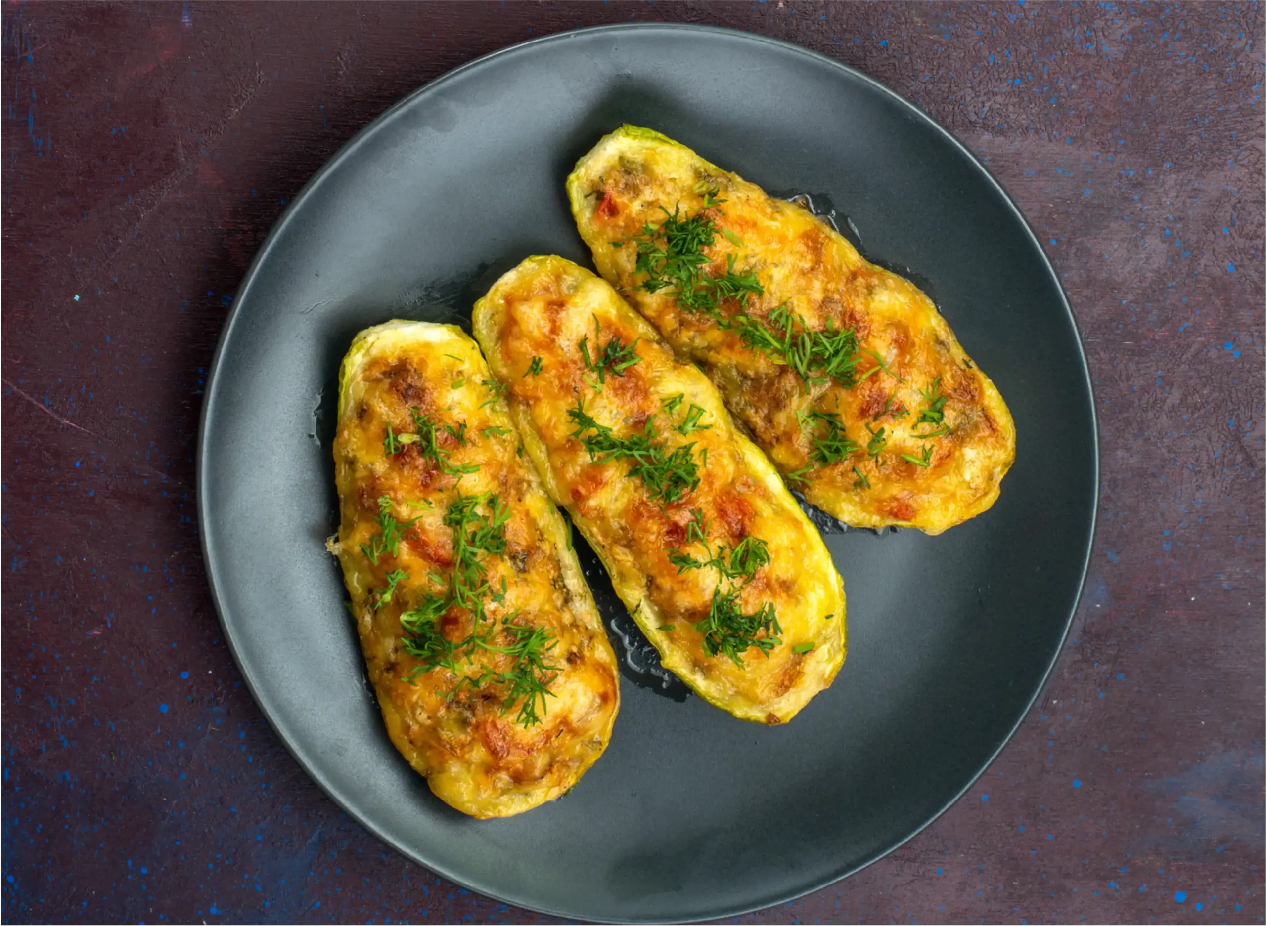 Summer Squash Veggie Boats
